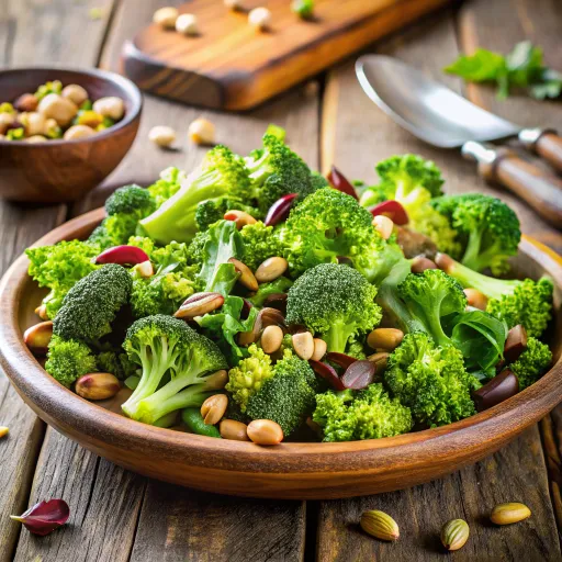 ब्रोकोली पिस्ता सलाद